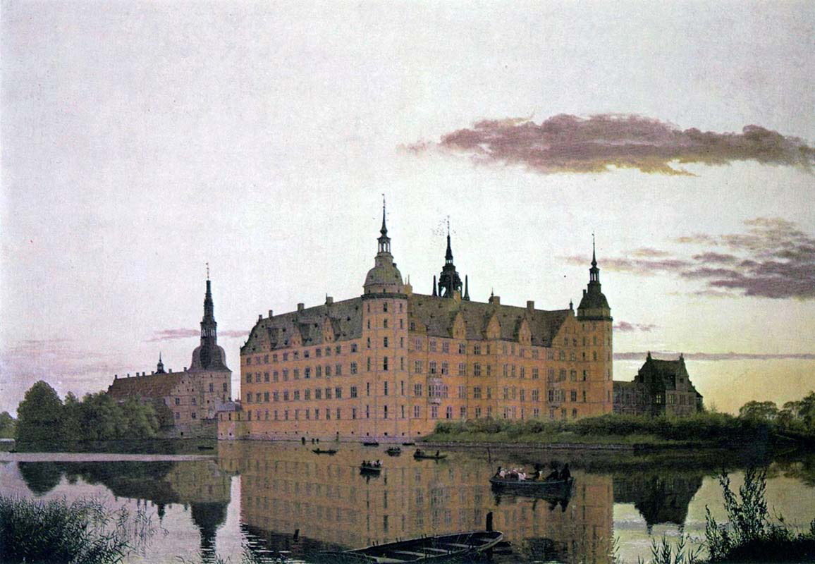 Frederiksborg Castle in Evening